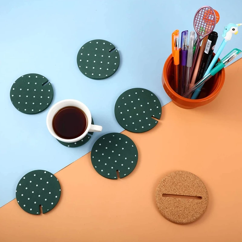 DIY 선인장 화분 코스터 테이블 장식 참신 절연 매트 컵 꽃 냄비 홀더와 단열 논슬립 패드