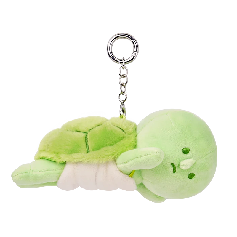 Smiski Turtle Plush Toys Keychain Cute Plush Toy Pendant Personalized Ugly  And Cute Animal Bookbag Decoration Children Gifts