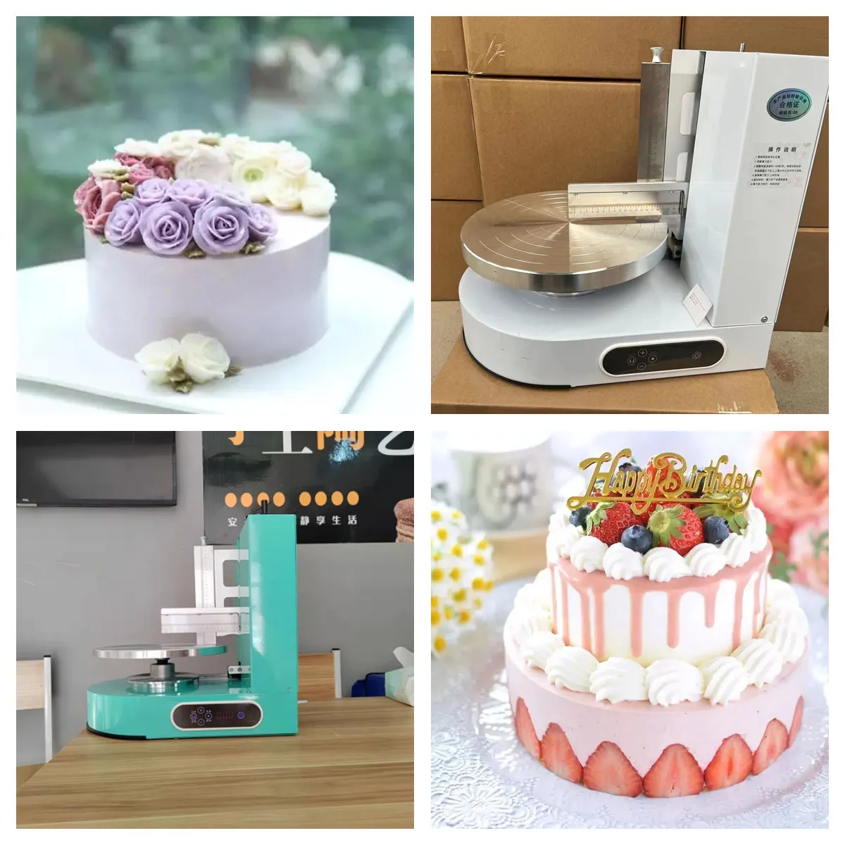 Free shipping Birthday Cake Cream Icing Coating Machine Cake Decorating  Tools Bread Cake Cream Butter Spreading