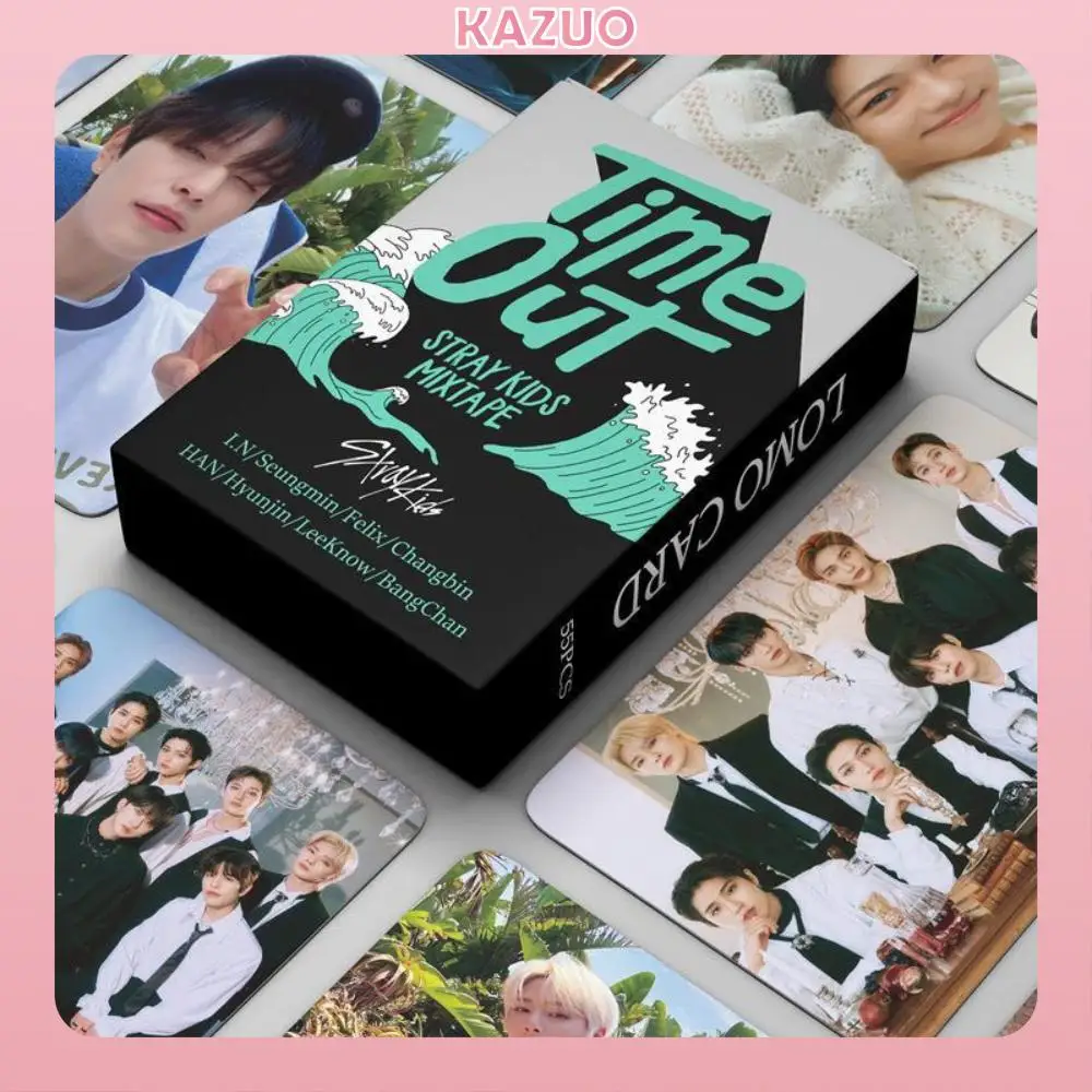 

KAZUO 55 шт. SK Time Out альбом Lomo Card Kpop Photocards почтовые серии