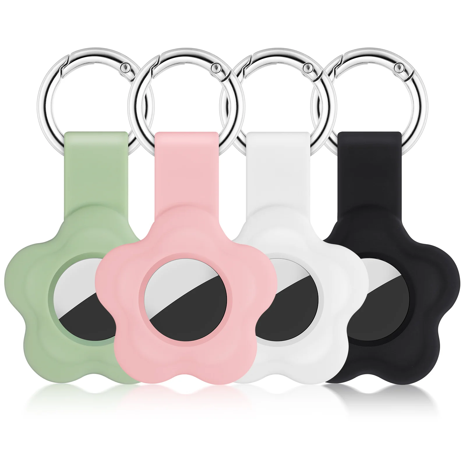 

Protective Case Tracker Cover Protector with Keychain Holder Silicone Compatible