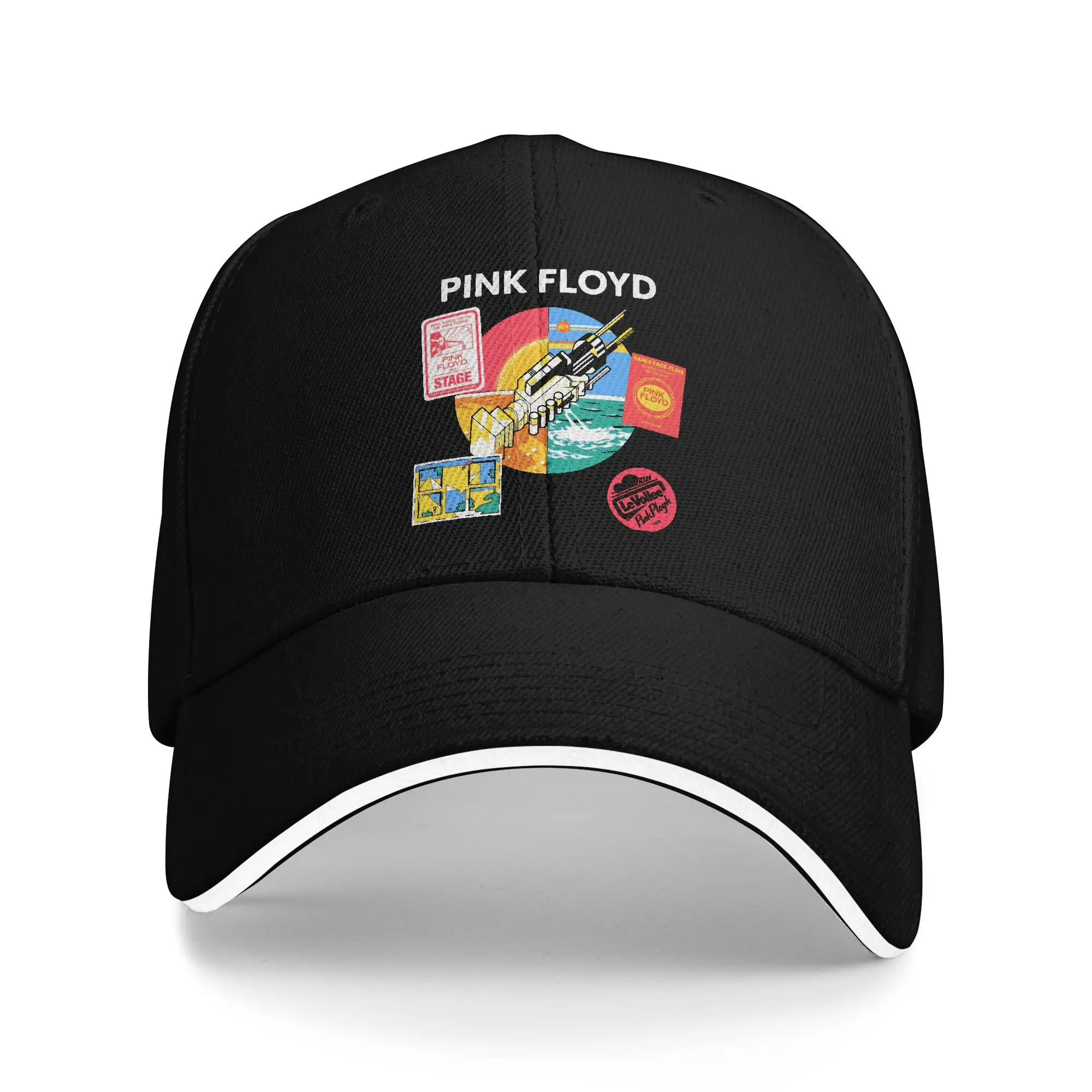 Floyded Rock Me Pinks Baseballkappe Modische Herren-Trucker-Mütze Sonnenschutz Individuell Anpassbare DIY Jagd- und Camping-Snapback-Kappe Geschenkidee