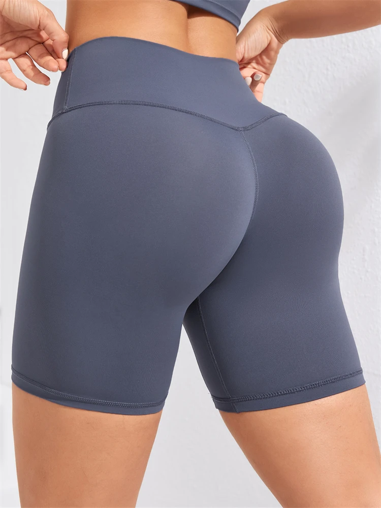 Yoga Shorts Women Fitness Shorts Girl Running High Waist Quick Drying Squat Proof Cycling Workout Gym Tight