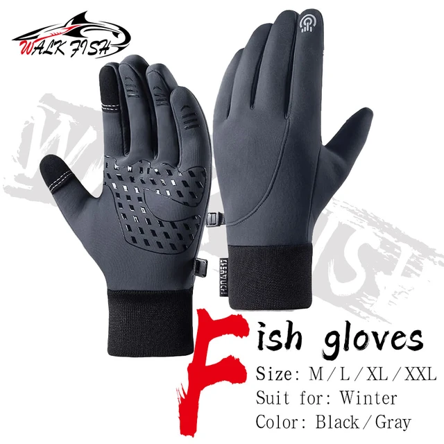 WALK FISH Winter Fishing Gloves Fitness Gloves Cold Weather