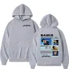 Rapper SAIKO POL ARIS Tour 2024 New Hoodie Men's Retro Long Sleeve Fashion Sweatshirt Hip Hop Gothic Pullover Hoodies Streetwear 4