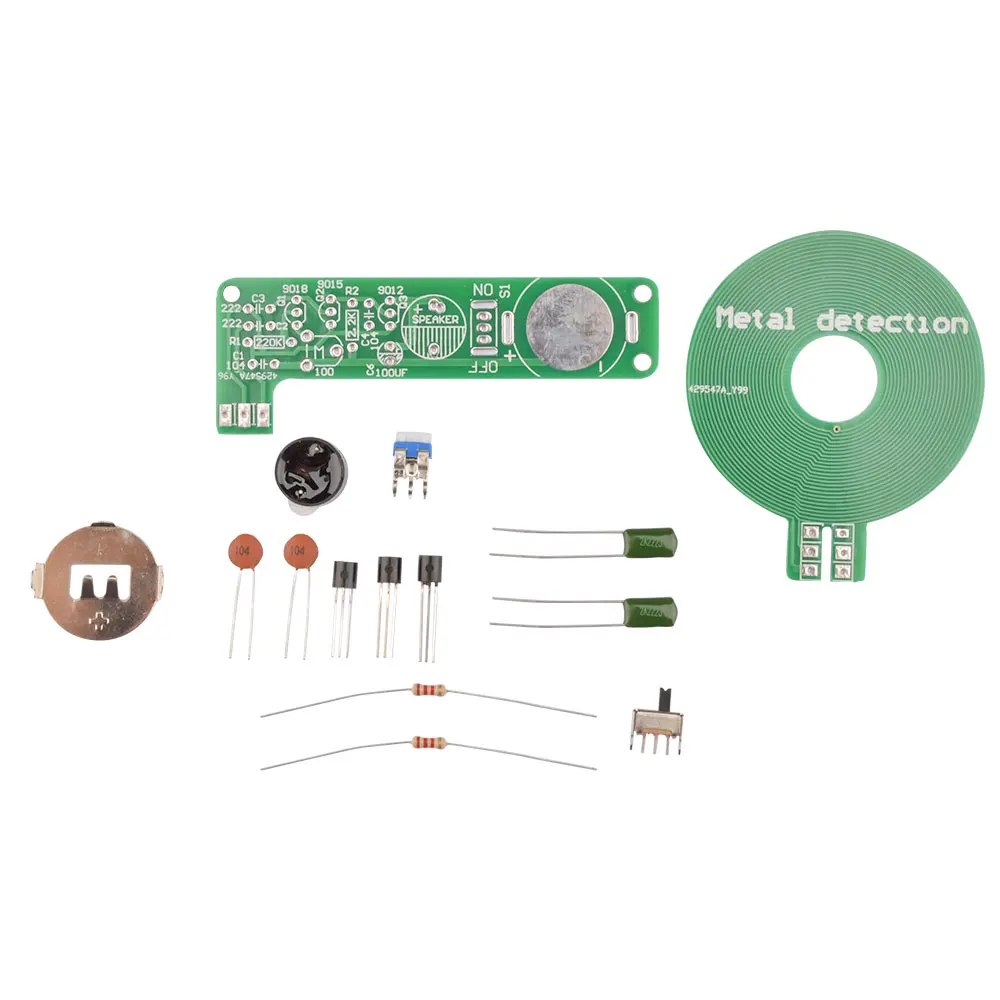 DIY Kit Metal Detector Kit Electronic Kit DC 3V-5V DIY Electronic Part Metal Detector 4