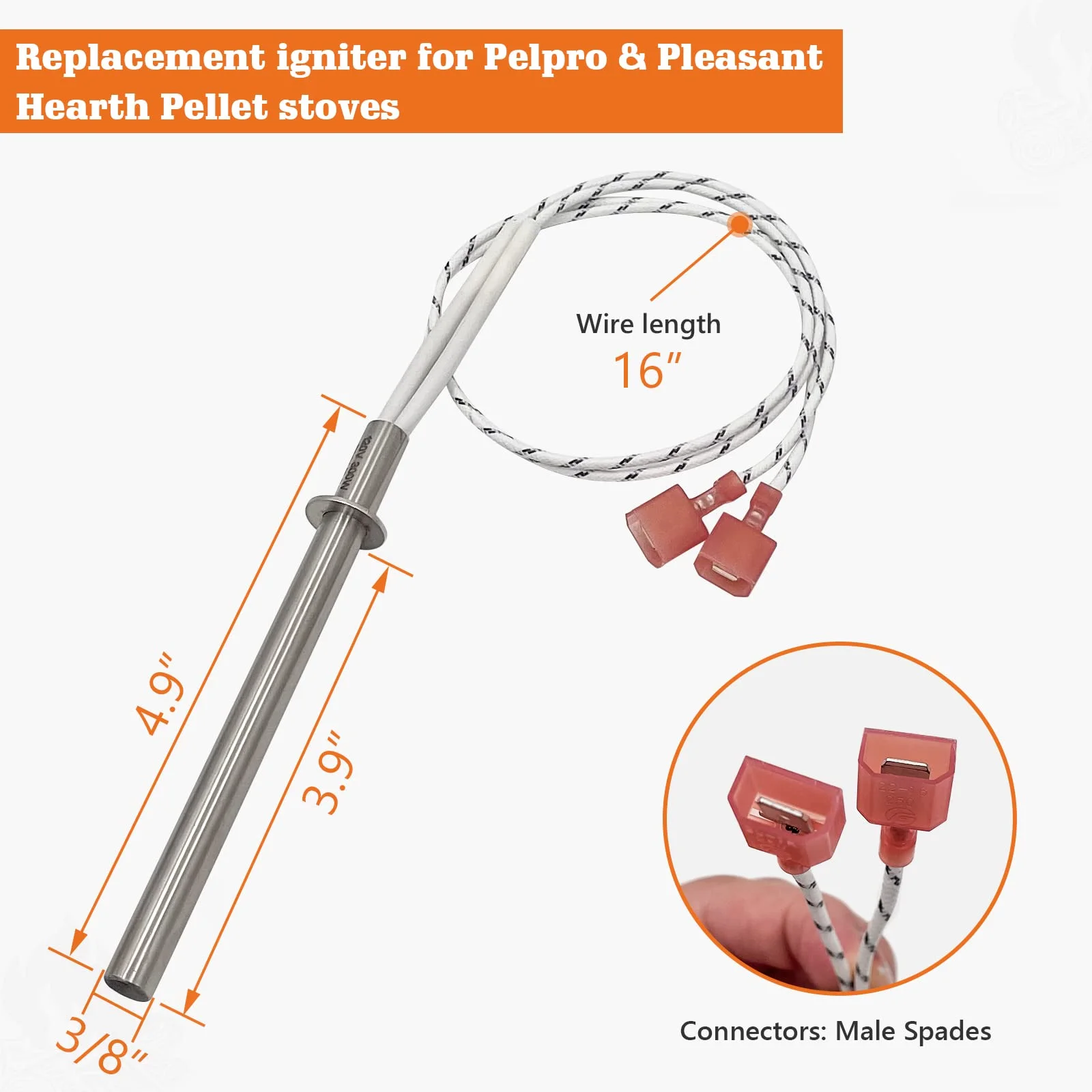 Compatible with Pelpro Pellet Stove Igniter u0026 Pleasant Hearth Pellet Stoves  Ignitor for #SRV7000-660-AMP - Aliexpress