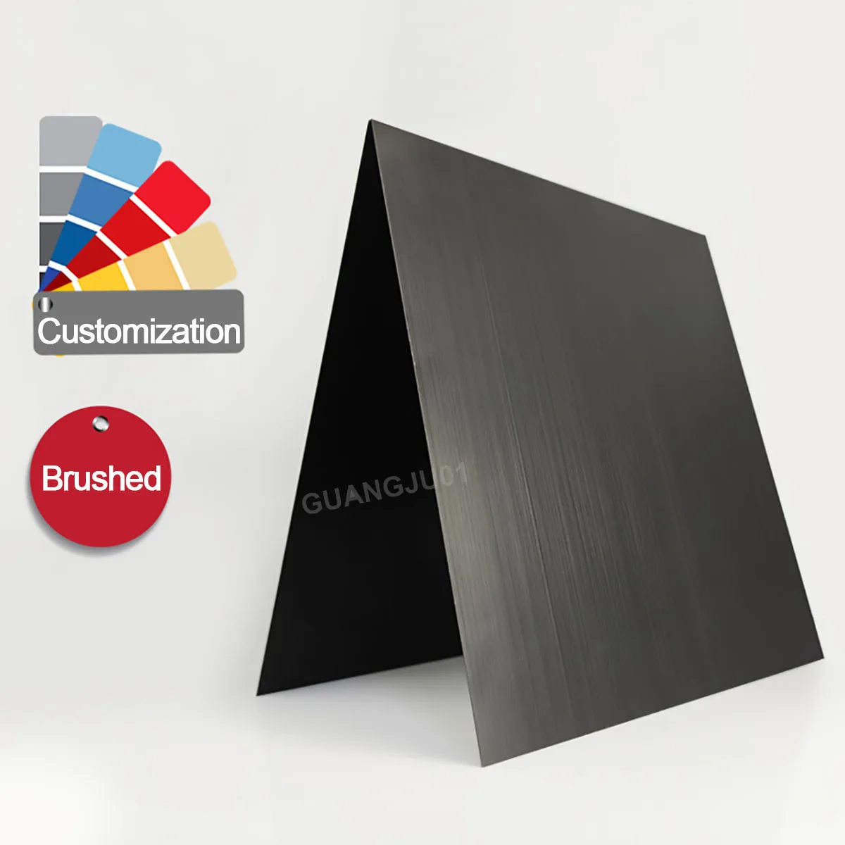 

Black Brushed Anodized Aluminum Plate Thickness 0.5/0.8/1/1.5/2mm 100x100mm 200x200mm 200x300mm 300x300mm