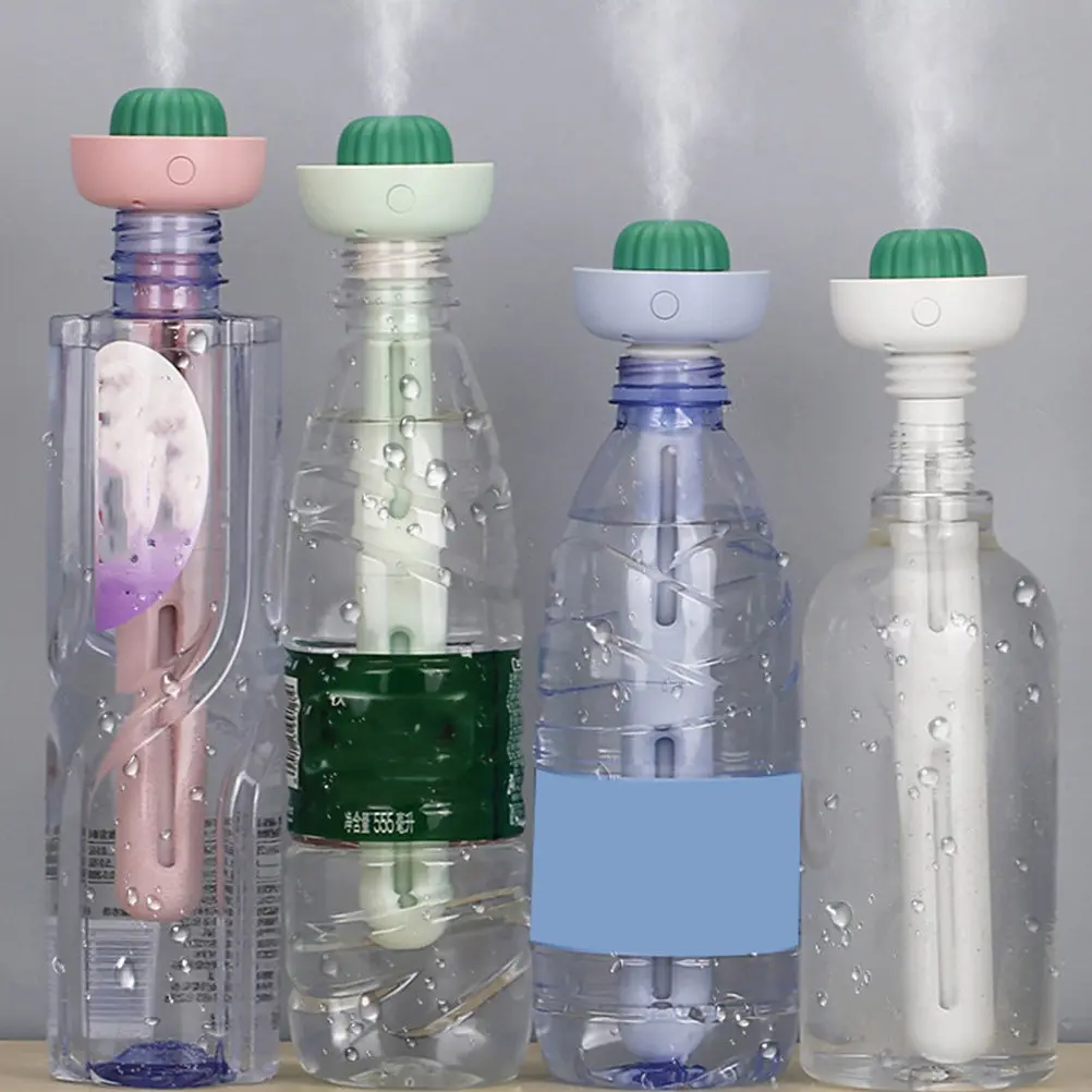 미니 가습기 USB 차량용 병형 가정용 디퓨저 화이트 사무실 아로마 분무식 공기 가습기 공기 보습기 실용적인 선물