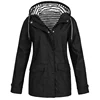 2025 Outdoor Sports Hooded Jacket Women Spring Autumn Windproof Waterproof Windbreakers Lady Stripe Lining Oversize Loose Coats 3