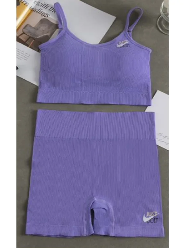 بدلة يوجا نسائية جديدة رائعة مع وسادة صدر، سترة صي...