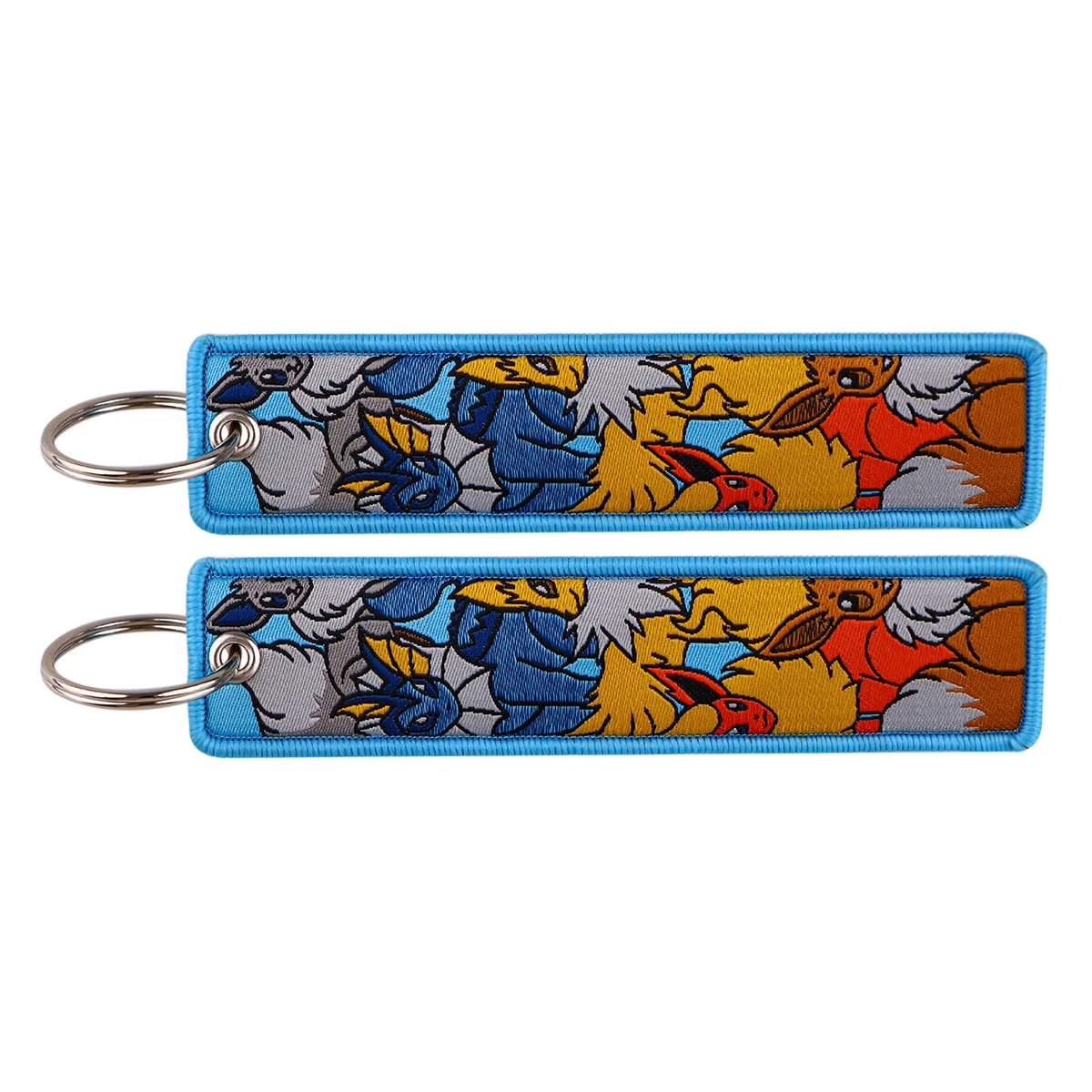 Charming Anime Cute Cartoon Embroidered Keychain | Stylish Key Holder & Accessory Gift