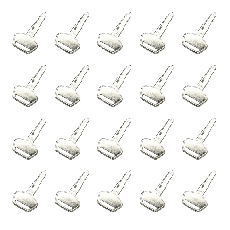 20pc 787 Ignition Keys Compatible With Komatsu Heavy Equipment Excavator Dozer Loader Backhoe Starter PC120-7 PC130-7 PC200-7