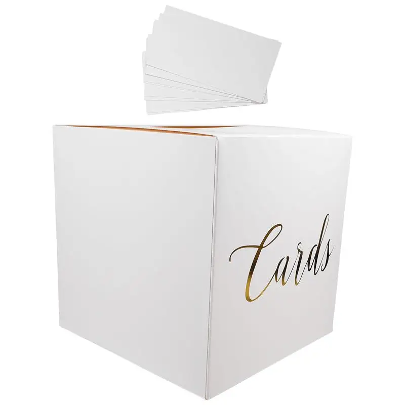 Wedding Card Box Envelope Money Card Receiving Box For Wedding Reception Graduation Birthday Party Baby Shower