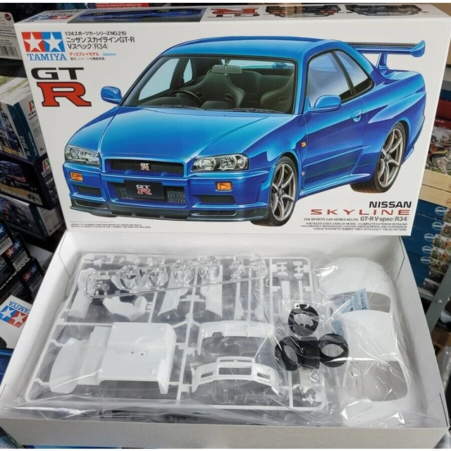 Nissan Skyline GT-R V Spec (R34) Tamiya 1/24 plastic model kit