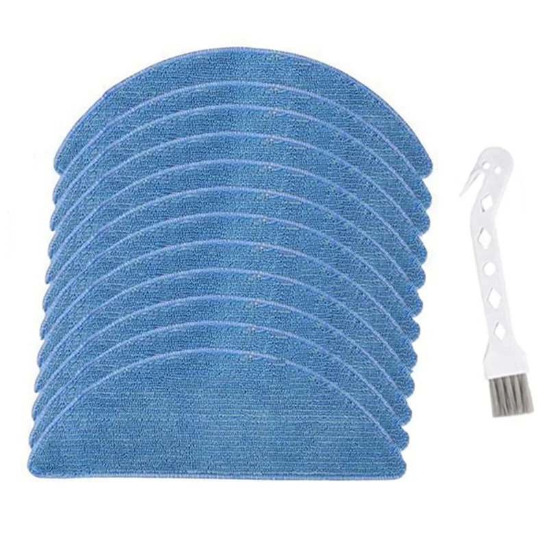 12Pcs Mop Cloth Replacement For Neatsvor X500/600 Tesvor X500 Robot Vacuum Cleaner Accessories