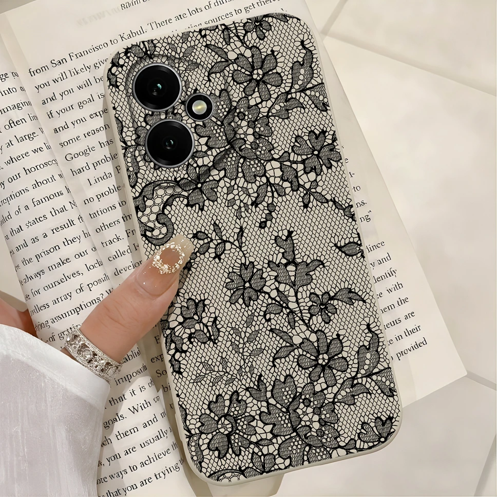 Fresh Watermelon Print Soft Liquid Silicone Anti-Slip Full Protection Phone Case