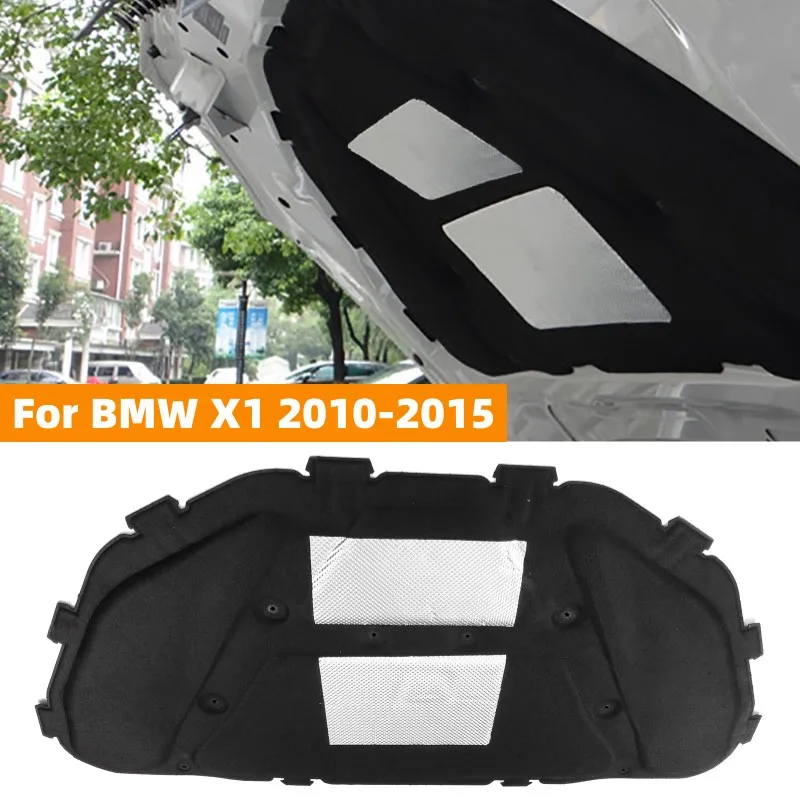 

Car Engine Soundproof Cotton Noise Insulation Mat Hood Sound Protector Pad With Buckles For BMW X1 2010-2015