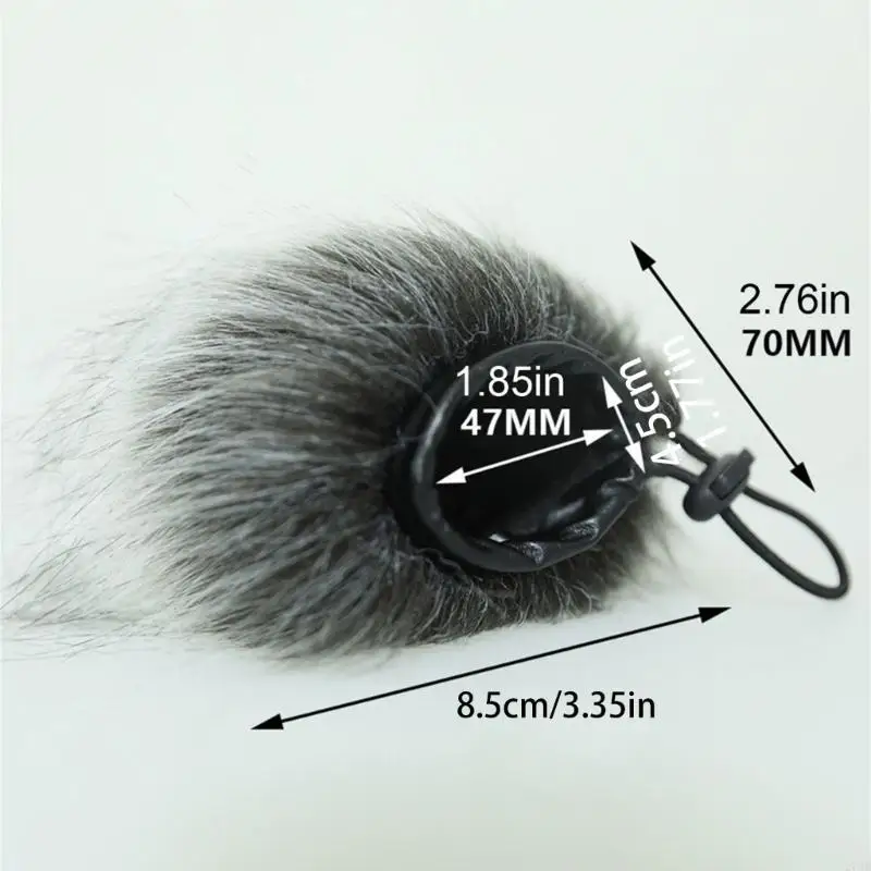 Windschutzscheibe Muff für Zoom H1 Essential Handheld Digitale Rekorder Mikrofonmuff Windschutzscheibe Pelze Windschutzscheibe – Detail 6