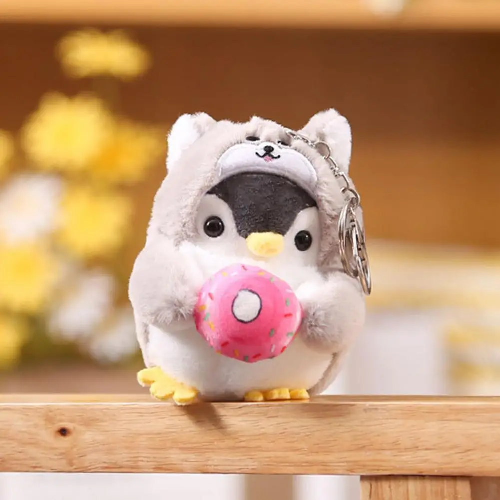 

10cm Plush Key Pendant Creative Key Ring Hanging-Design Christmas Gift Plush Pendant Plush Keychain