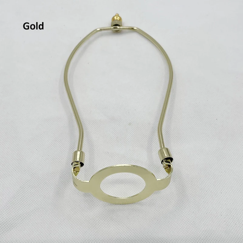 E27 Harp Finial For Table Lamp Floor Lamp Base Lampshade Mounting Bracket Antique-bronze Gold Chrome H6~10inch Lighting Fittings diy lighting accessories