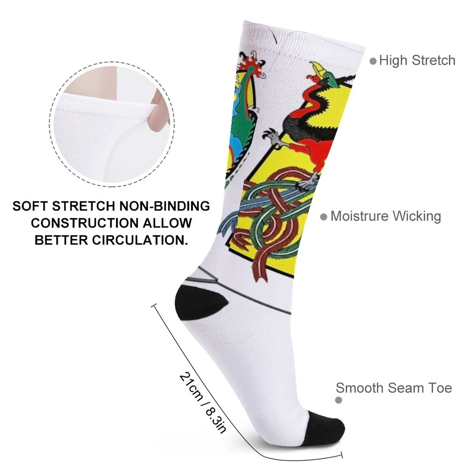 Tichu Game Socks Male sock Fun socks hiphop funny socks men