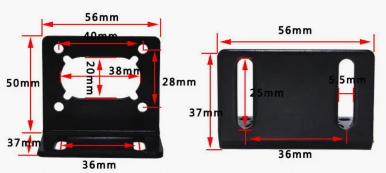 Description Picture 5 of item/R3157/555/3650/42BY series motors5840 all metal gear high torque low-speed DC motor worm gear reducer is applicable to 5840