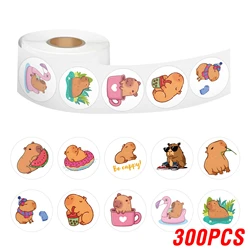 Cute Plump Capybara Cartoon Animal Stickers Pack (QY2577 - 300pcs)