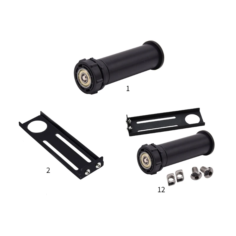 3D 프린터 필라멘트 랙 스풀 브래킷 홀더는 Ender-3 Ender-3 V2 CR10S용 베어링 회전식 랙으로 업그레이드되었습니다.