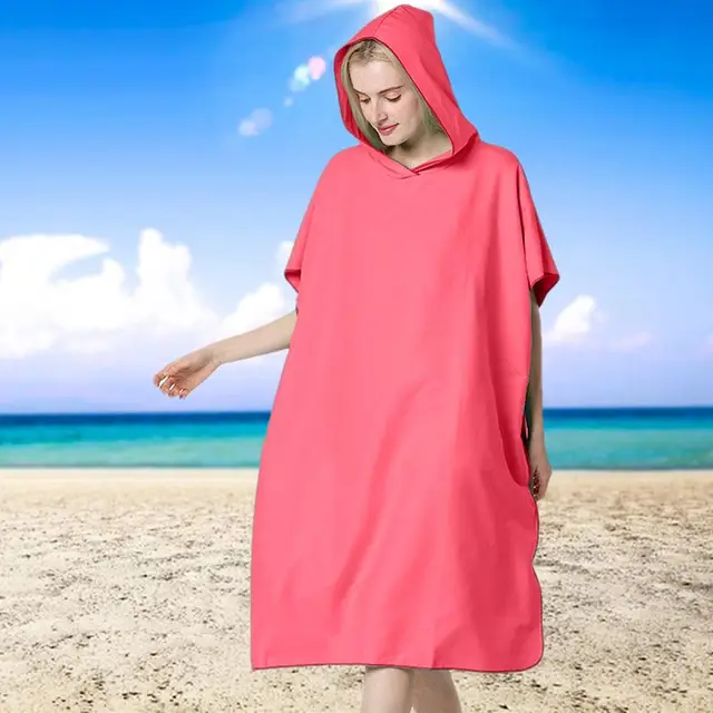 Hooded Towel Poncho Towel Poncho Swimsuit Set Beach Bundle