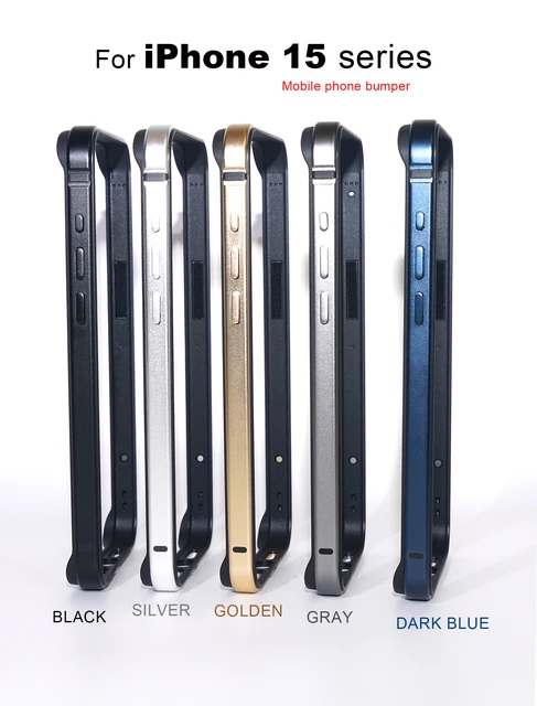 Case For iPhone 15 14 Pro Max 13 12 Aluminium Alloy Metal Bumper