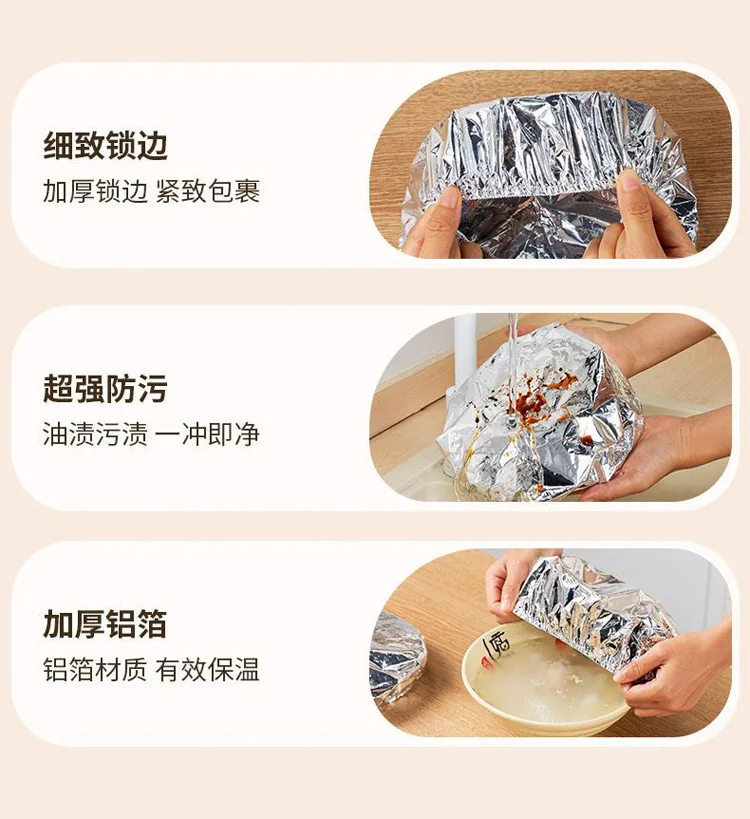 Disposable Aluminum Foil Food Cover – High-Temperature Resistant Circular Tin Foil Wrap... - SKU AFFC1921 - UGI Packaging