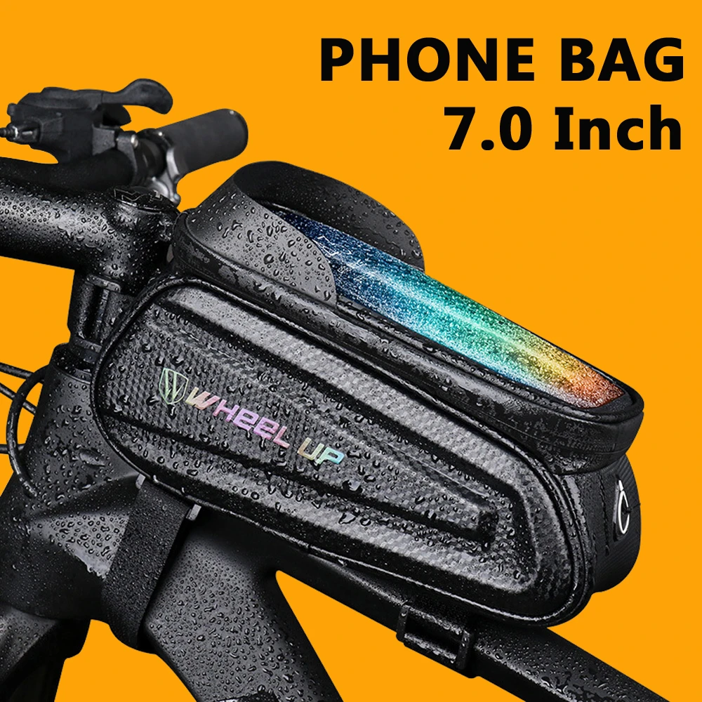 Touchscreen Bike Phone Case Bicycle Frame Front Tube Handlebar Bag Pouch