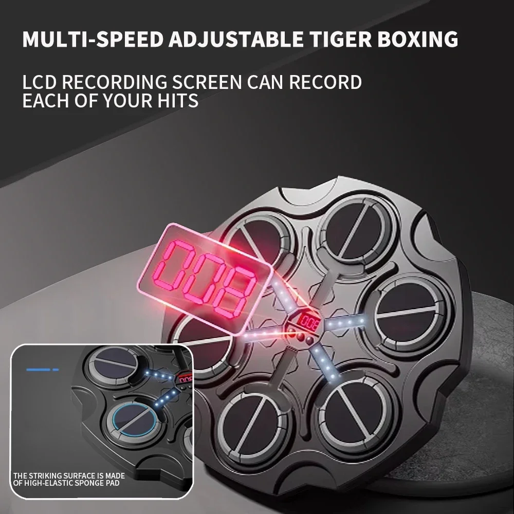 Bluetooth Smart Music Boxing Machine Target Adult Children Sanda Training Equipment Fitness Entertainment boxing simulator 5