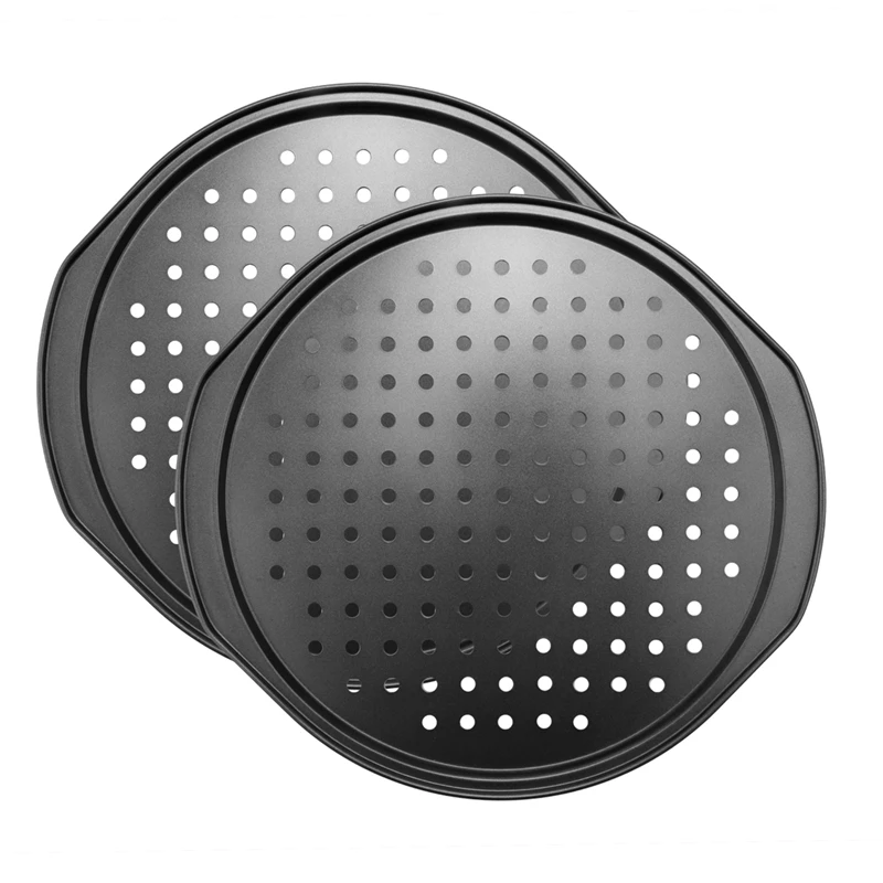 

Pizza Trays For Oven, Non Stick Perforated Pizza Tray, Pizza Baking Pan, Pizza Pan For Kitchen, Even Heat Distribution