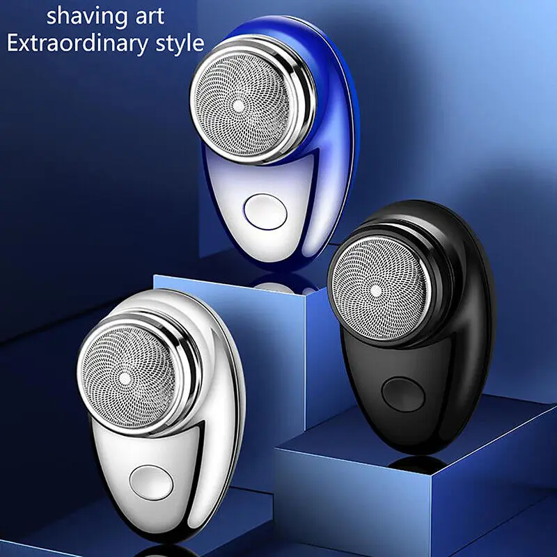 

Portable Electric Shaver Type-C Fast Mini Household Travel Shaving Rechargeable Machine Washable Shavers Face Remove Hair