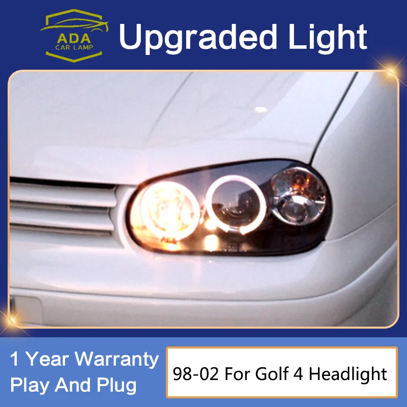 Parti Di Luci Per Auto Per Fari Vw Golf 4 2009-2005 Fari Angel Eyes