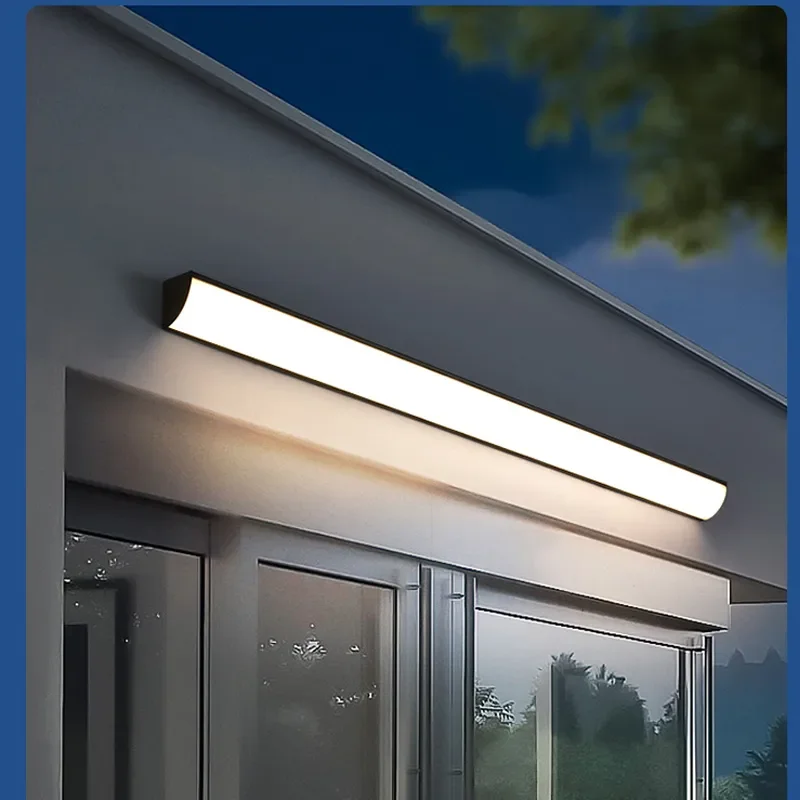 

20cm-240cm Outdoor LED Porch Lamp Waterproof IP65 Wall Light for Garden Villa Porch Sconce Light 110V 220V Outside Luminaire