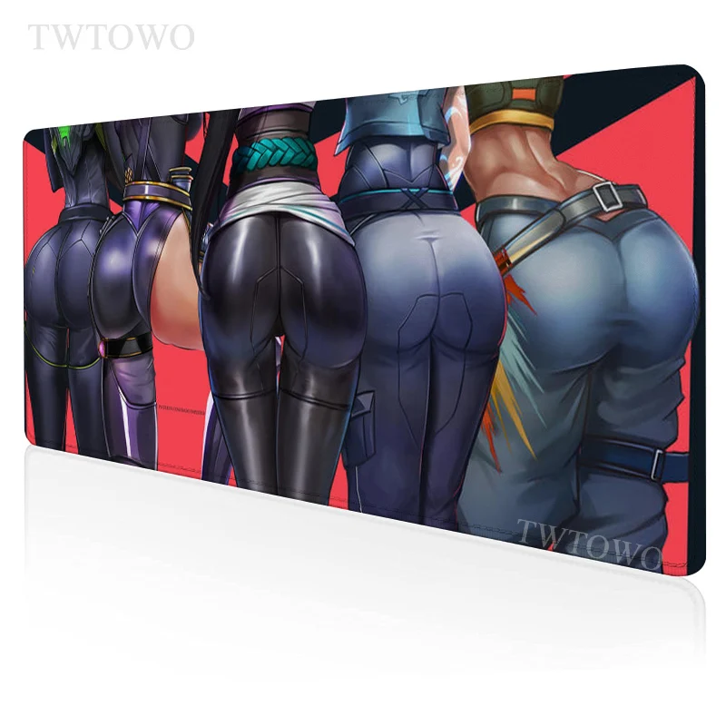 

Valorant Sexy Butt Mouse Pad Gamer XL New Custom Home Mousepad XXL Mouse Mat Natural Rubber Office Computer Mouse Mat Mice Pad
