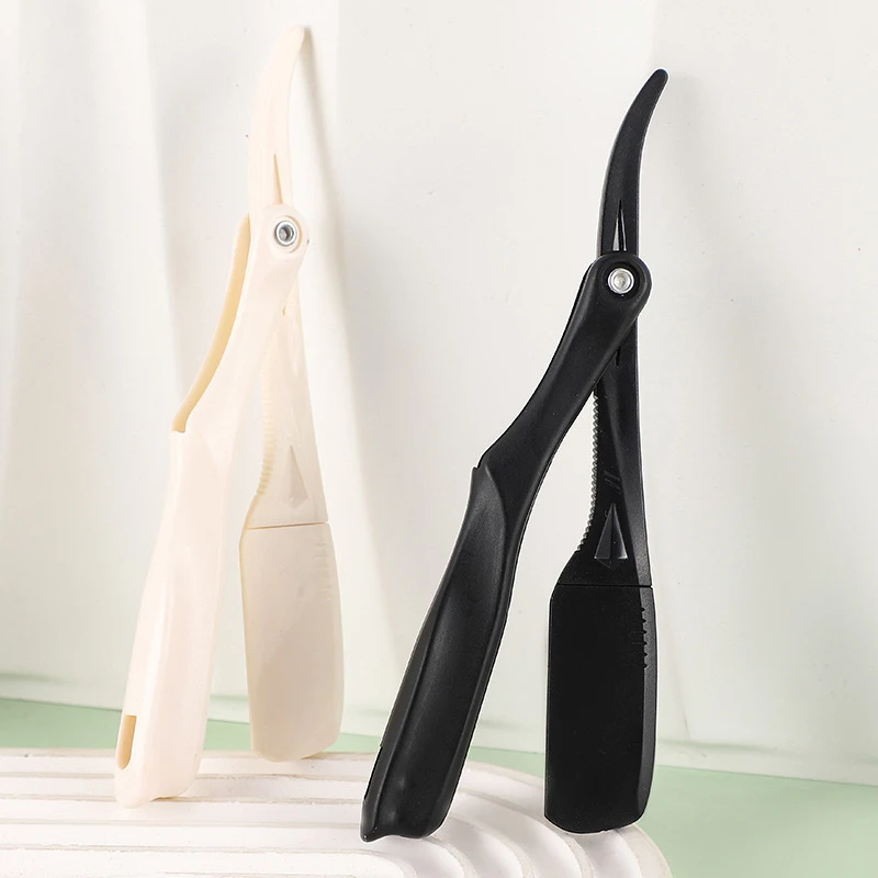 Professional Manual Shaver Straight Edge Plastic Sharp Barber Razor Folding Shaving Beard Cutter Wholesale 3