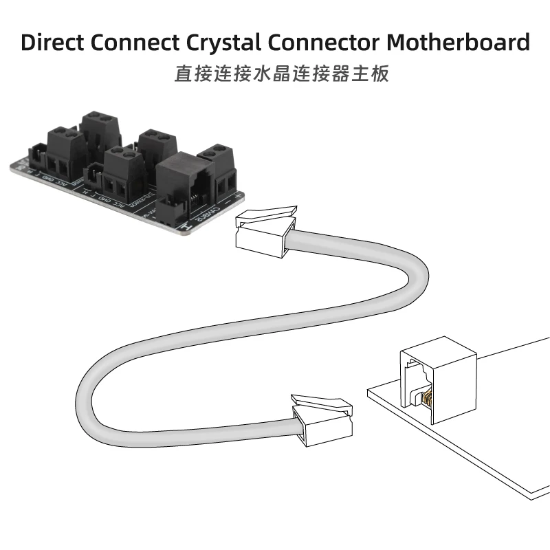 Mellow Can Bus Expandir para Klipper Reprap Firmware Multi-can Ferramenta Placa de Conexão para Sht36 Sb2040 Super Fly pi Octopus Board - Imagem 3