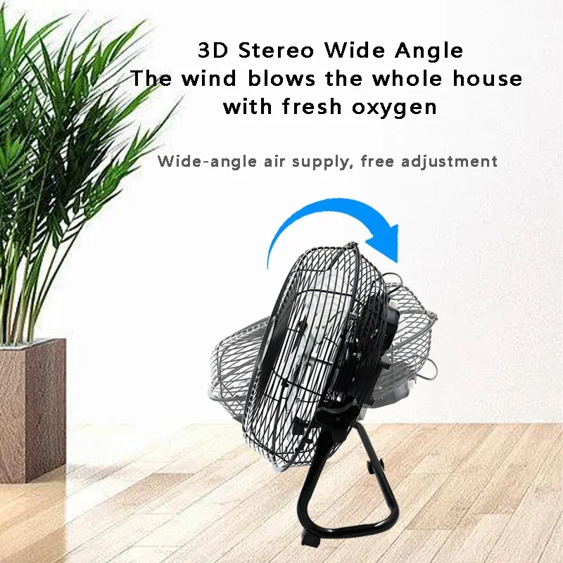 12 Polegada ventilador elétrico de chão doméstico comercial ventilador de chão industrial para bosch para makita para milwaukee 18v 20v bateria li-ion 4