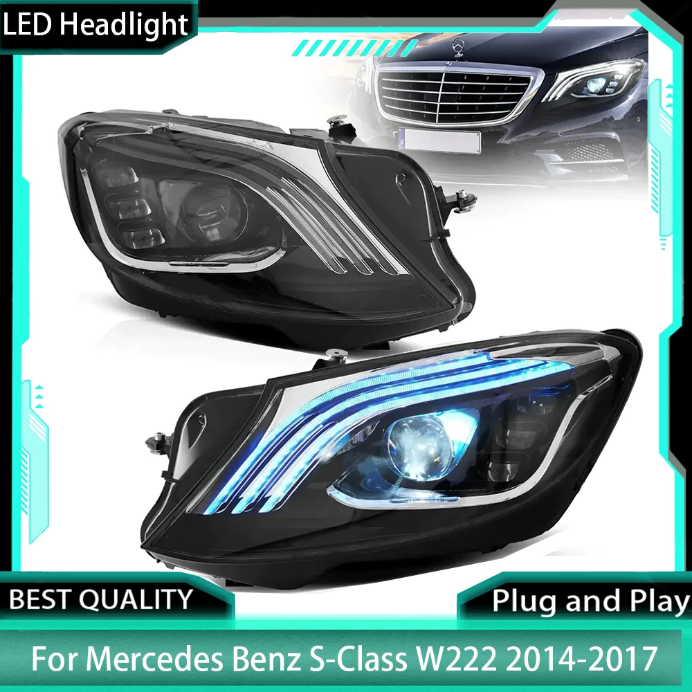 

Двойные фары головного света для Mercedes Benz S-Class W222 2014-2017 6-го поколения (шестое поколение)