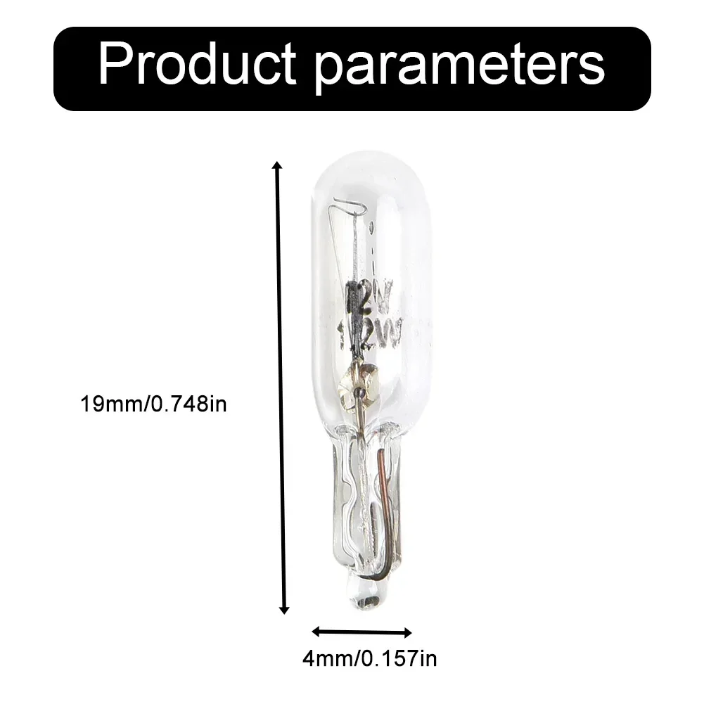 car interior lights 10PCS T5 286 12V 1.2W car dashboard light bulb or instrument panel bulb for dashboard lamps