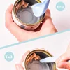 Pet Can Lid Fresh Silicone Cat and Dog Can Seal Lid Universal Adjustable Seal Lid + Spoon Food Storage Tool 6