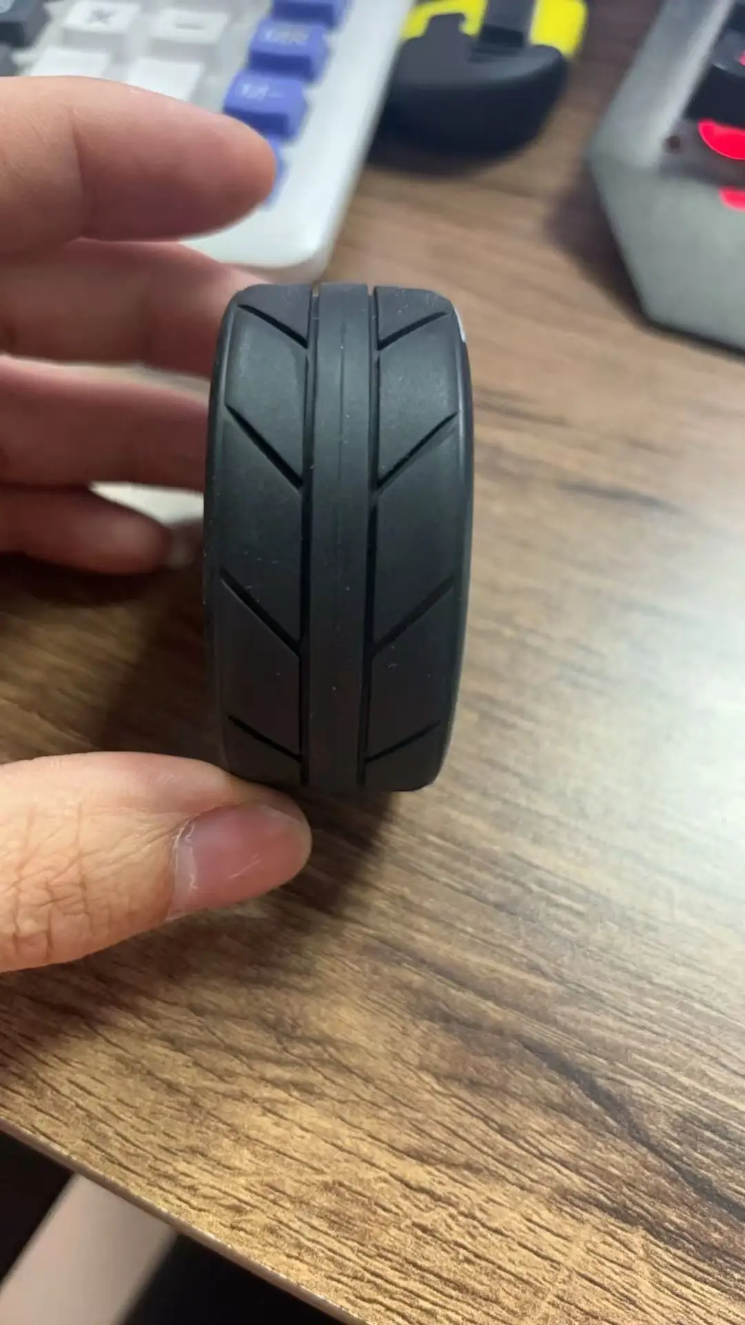 High-Grip Soft Rubber Racing Tires for Indoor & Paved Off-Road Use