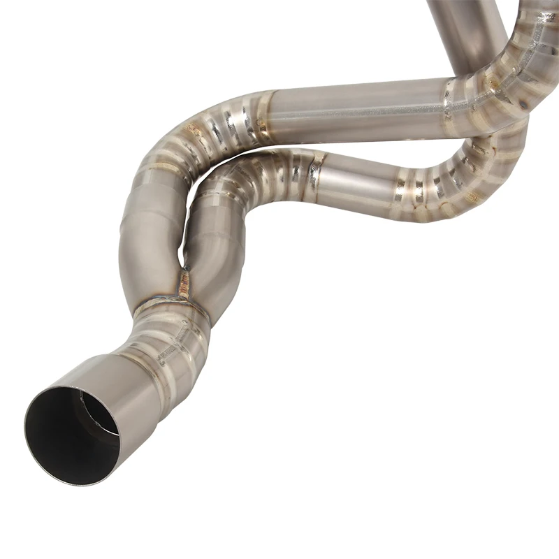 Slip On For CFMOTO CLX-700 CLX700 Sport 2020 - 2023 Motorcycle Exhaust Titanium Alloy Front Link Pipe Escape Moto Modify Muffler - Image 3