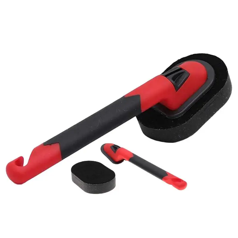 

Tire Sponge Brush For Car Replaceable Wheel Dressing Sponge Applicator Multi Purpose Tire Detail Sponge With Handle For Car