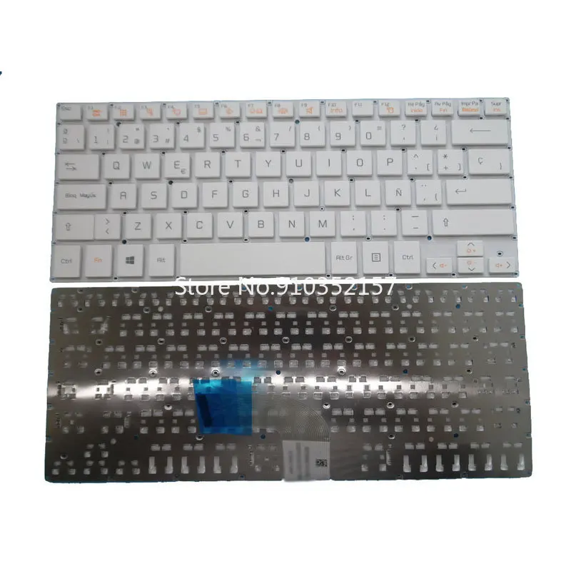 Teclado Preto Branco para lg 14u390 14u390-e 14u390-f 14u390-m 14ud390 Lg14u39 br Brasil Espanha Coreia kr Estados Unidos Eua sem Moldura - Imagem 3