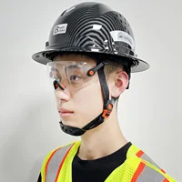 Full Brim Safety Helmet with Visor